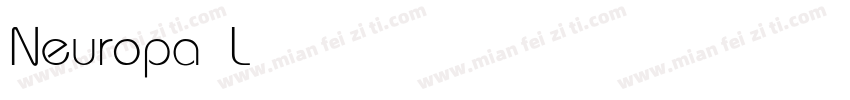 Neuropa Light字体转换